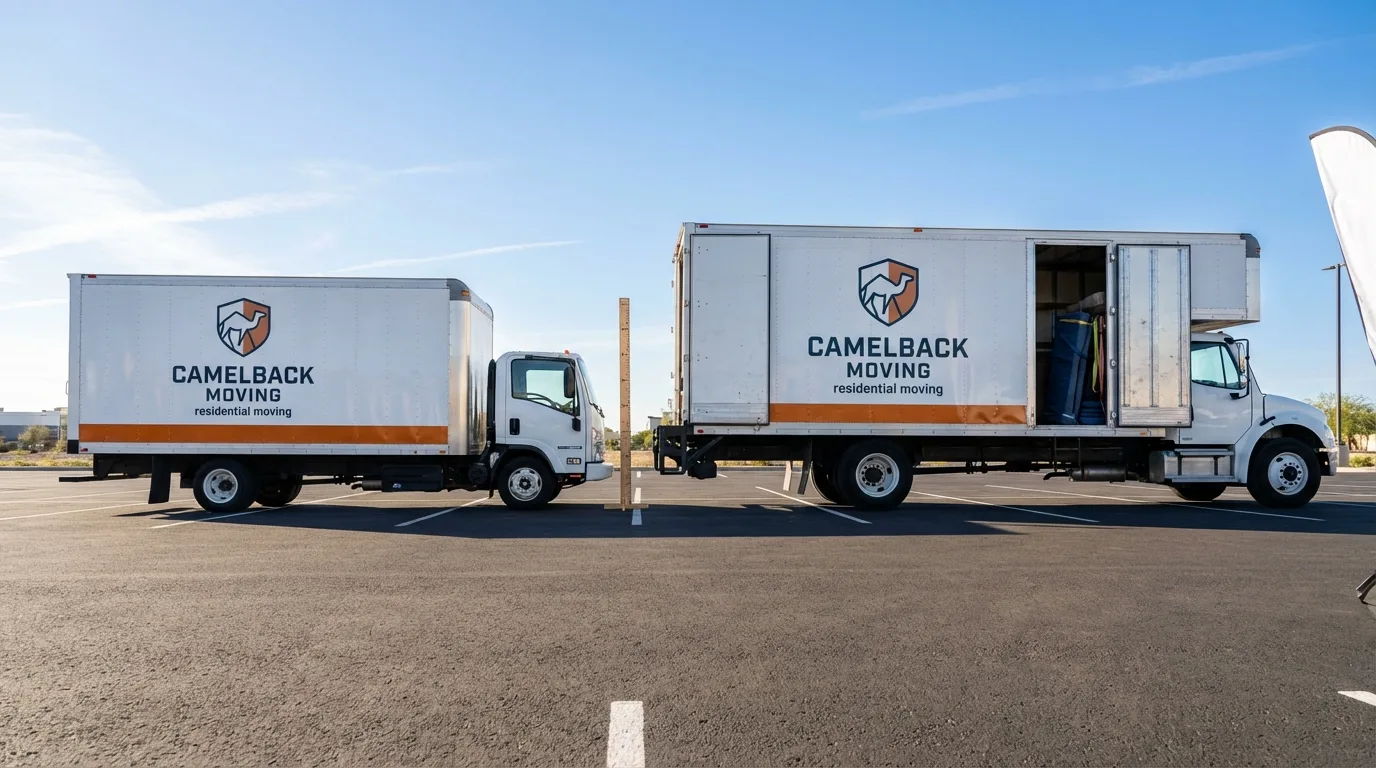 Moving truck size capacity guide in La Salle